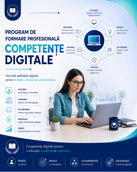 Program autorizat de formare profesionala COMPETENȚE DIGITALE
