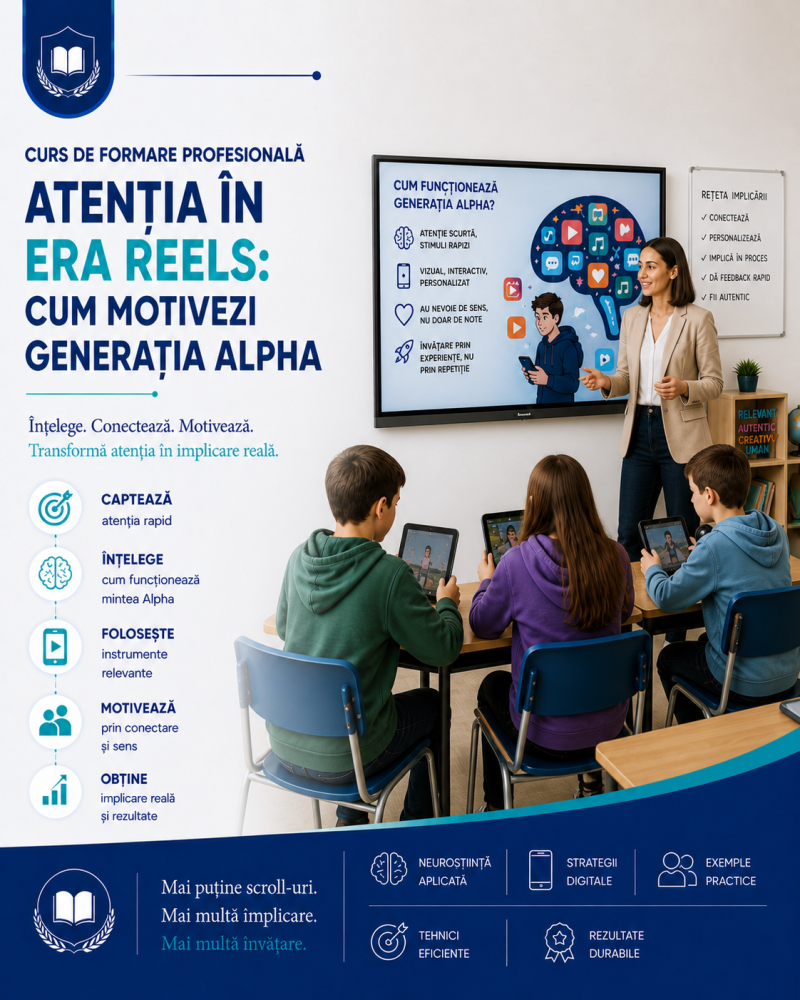 ATENȚIA ÎN ERA REELS: CUM MOTIVEZI GENERAȚIA ALPHA